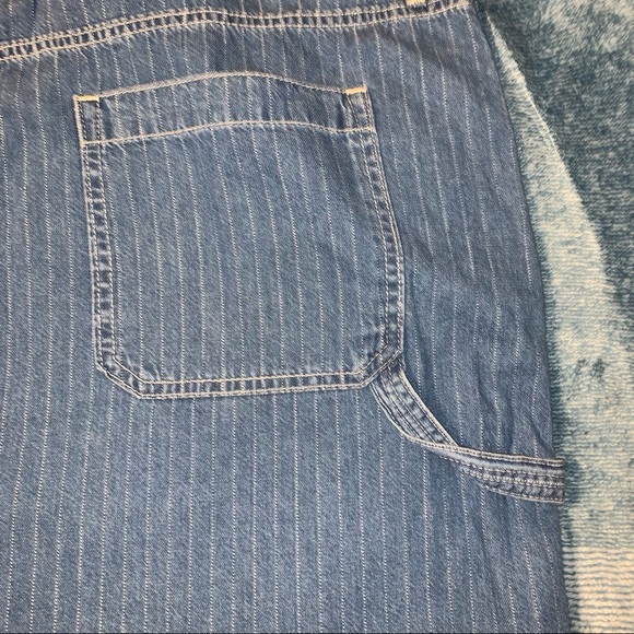 GAP Pinstripe Denim Skirt - Picture 4 of 6